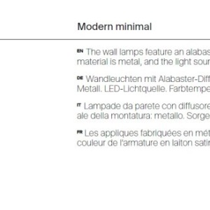Aplica LED design modern luxuriant Albatre L-60cm 241781 universul-luminii.ro