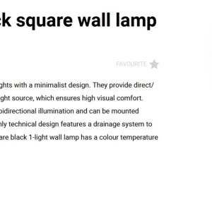 Aplica LED exterior ambiental IP65 KOV 1L Black square 6W 2700K - Img 3