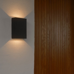 Aplica LED exterior cu iluminat sus si jos IP54 Fold 10 Seaside black 244081 universul-luminii.ro