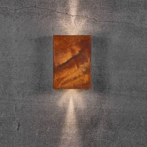 Aplica LED exterior cu iluminat up/down IP54 Fold 15 corten 2019051038 NL 190351 universul-luminii.ro