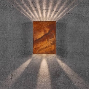 Aplica LED exterior cu iluminat up/down IP54 Fold 15 corten 2019051038 NL 190361 universul-luminii.ro