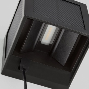 Aplica LED exterior iluminat arhitectural IP65 CONOR negru - Img 11