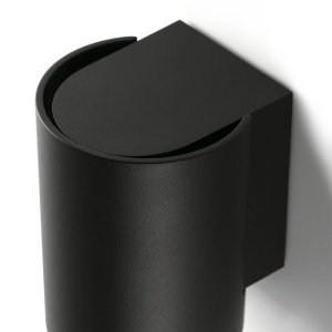 Aplica LED exterior IP65 KOV 1L Black round 6W 2700K - Img 3