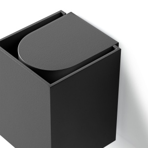 Aplica LED exterior IP65 KOV 1L Black square 6W 3000K - Img 2