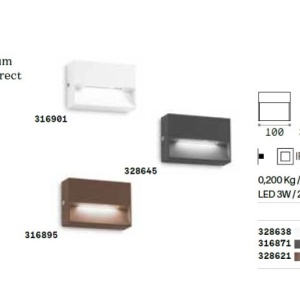 Aplica LED iluminat exterior ambiental IP65 Dedra ap big 143211 universul-luminii.ro