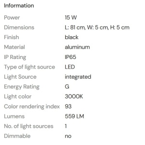 Aplica LED iluminat exterior IP65 Moena - Img 5