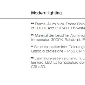Aplica LED iluminat exterior modern IP65 Sleek 241901 universul-luminii.ro