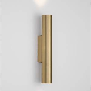 Aplica LED iluminat sus si jos RIVETA auriu mat 626971 universul-luminii.ro