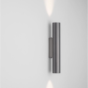 Aplica LED iluminat sus si jos RIVETA nickel negru 627001 universul-luminii.ro