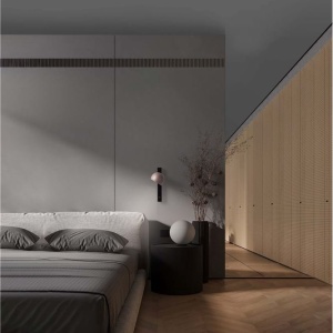Aplica LED moderna stil minimalist LUSA negru/cafeniu 160181 universul-luminii.ro