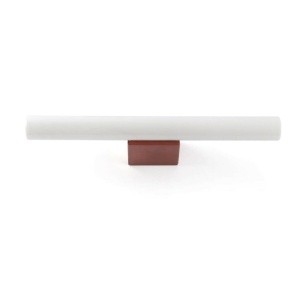 Aplica LED oglinda, tablou IP44 CALMA terracotta/opal 30cm
