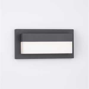 Aplica LED pentru exterior design modern IP65 Leto negru 29cm 130001 universul-luminii.ro