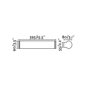 Aplica LED pentru oglinda baie moderna IP44 DANUBIO 12W 189681 universul-luminii.ro