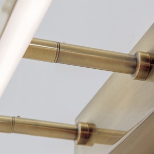 Aplica LED pentru tablou PUBLIO L-75cm alama antique 234321 universul-luminii.ro