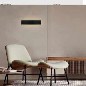 Aplica LED stil ambiental, NELSON negru MA-8497 171231 universul-luminii.ro
