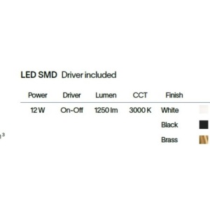 Aplica Led stil minimalist ESSENCE AP SQUARE D075 LUCE DIR. OTTONE 3000K - Img 4