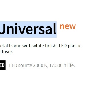Aplica LED UNIVERSAL D40 ROUND 240367 IDL - Img 2