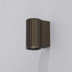 Aplica minimalista din aluminiu canelat Anna Wall 1 bronz - Img 3