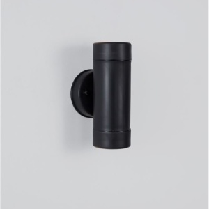 Aplica moderna de exterior cu iluminat ambiental up/down IP44 LIMBIO II neagra 190911 universul-luminii.ro