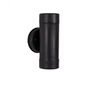 Aplica moderna de exterior cu iluminat ambiental up/down IP44 LIMBIO II neagra