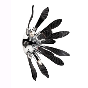 Aplica moderna diametru 36cm CORALLO Ap3 nero 086606
