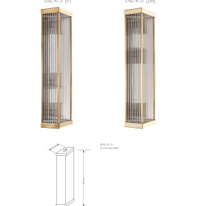 Aplica moderna din alama Enzo 79001 universul-luminii.ro