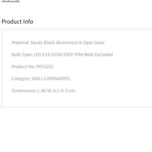 Aplica pentru perete baie IP44 CORB 138541 universul-luminii.ro