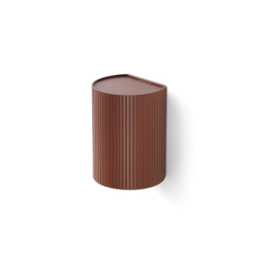 Aplica perete aluminiu striat terracotta, 1xGU10, SOLE round - Img 3