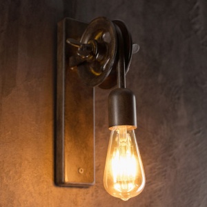 Aplica perete design industrial cu scripete WL 3673