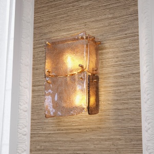 Aplica perete design LUX, Sticla, Alama Antic, Laurent - Img 2