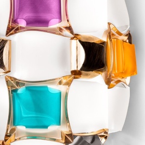 Aplica perete design modern geometric Mida Multicolor - Img 2