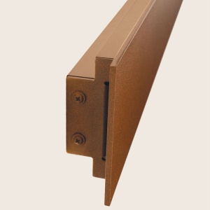 Aplica perete exterior design liniar IP65 Aura cafeniu 60cm - Img 3