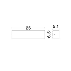 Aplica perete exterior LED IP65 ALLURE alb 250491 universul-luminii.ro