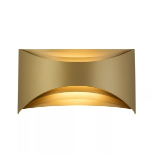 Aplica perete iluminat ambiental sus si jos Leon LED, Gold - Img 2