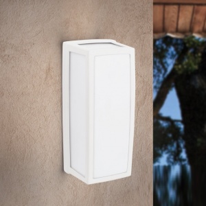 Aplica perete LED de exterior moderna IP54 Bob alba 98491 universul-luminii.ro