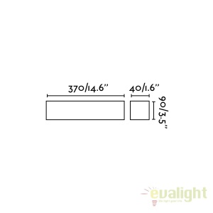 Aplica perete LED moderna cu lumina ambientala up and down NASH 16W 62820 63921 universul-luminii.ro