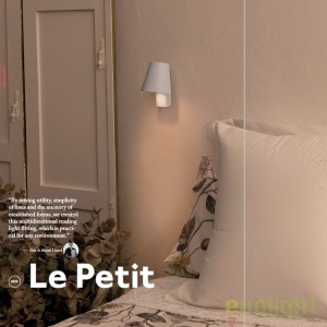 Aplica perete LED stil modern minimalist LE PETIT neagra 62162 174521 universul-luminii.ro