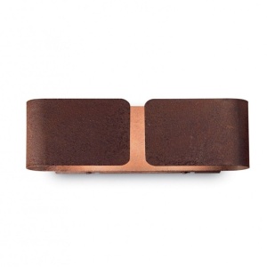 Aplica perete moderna CLIP AP2 SMALL CORTEN 187365