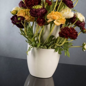 Aranjament floral, decor festiv design LUX, BABILON RANUNCOLO Small 50cm, multicolor - Img 2