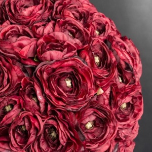 Aranjament floral elegant in forma de sfera, SPHERE RANUNCOLO MIX 35cm - Img 2