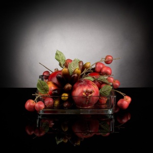 Aranjament floral mediu decor festiv design LUX POMEGRANATE