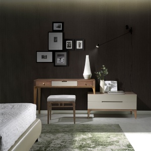 Bancheta tapitata design modern Platin AC-CP1709ST-NOGAL - Img 9