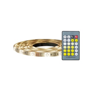 Banda 5 metri IP44 LED 2700-6500K, telecomanda Led Strip White
