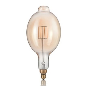 Bec de dimensiuni mari, cu filament LED VINTAGE XL E27 4W BOMB 129860