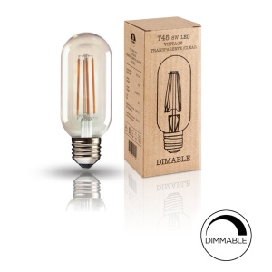 Bec LED Vintage E27 dimabil T45 8W