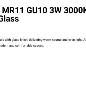 BEC mini GU10 MR11 3W 3000K - Img 2