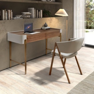 Birou deosebit design LUX Walnut-Bej - Img 3