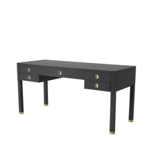 Birou design modern LUX din lemn de mahon Dimitrios 114437 HZ - Img 3
