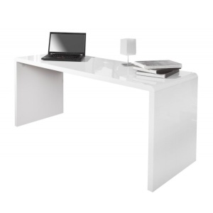 Birou modern alb, simplu si elegant, Fast Trade 160cm