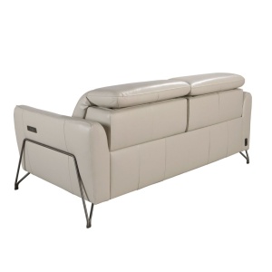 Canapea 2 locuri design italian, Functia Relax, Cowhide sand - Img 2